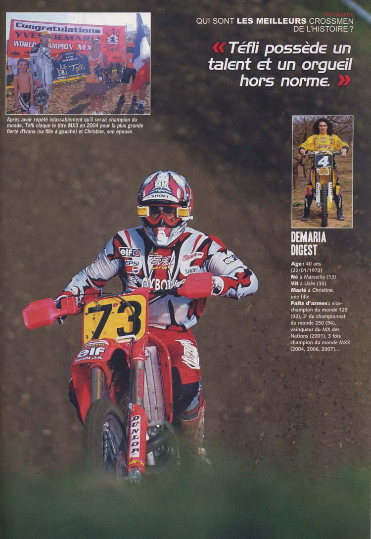 Le numéro 456 du Moto Verte d'Avril 2012, en voici la page 115