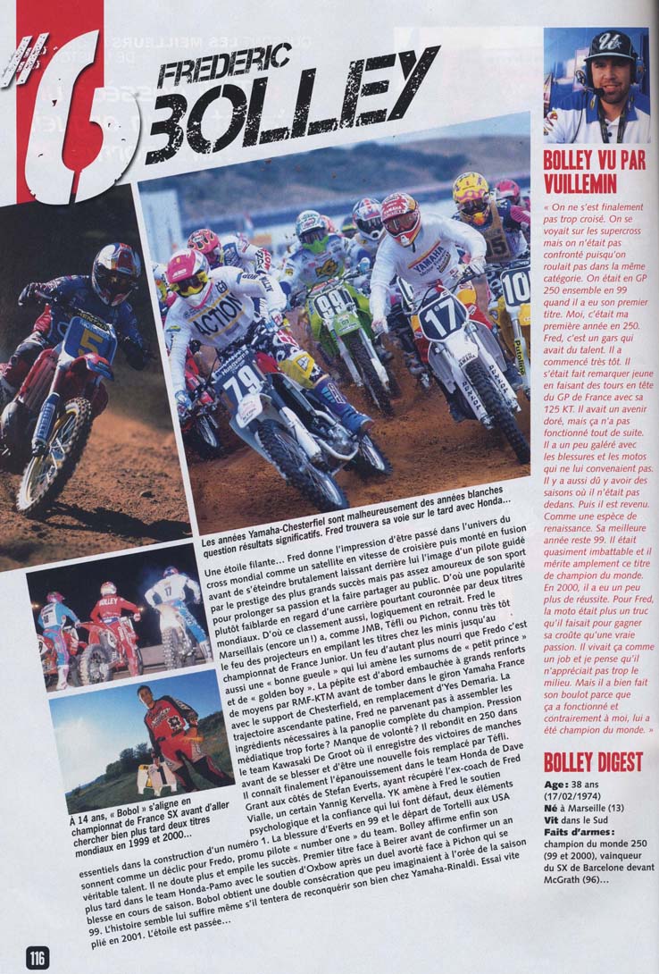 Le numéro 456 du Moto Verte d'Avril 2012, en voici la page 116