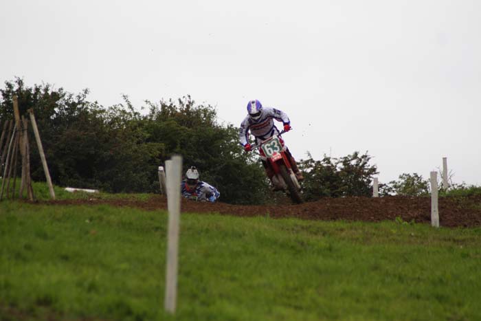 Frédéric Bolley lors de cette épreuve du Motocross des nations vintage 2013 à Farleigh Castle