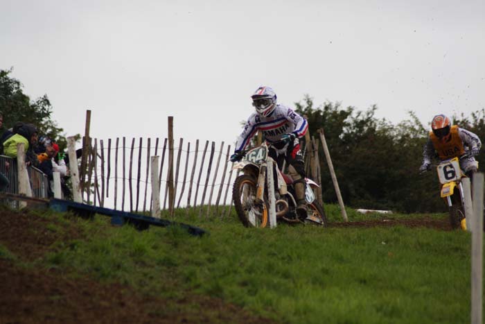 Jacky Vimond lors de cette épreuve du Motocross des nations vintage 2013 à Farleigh Castle