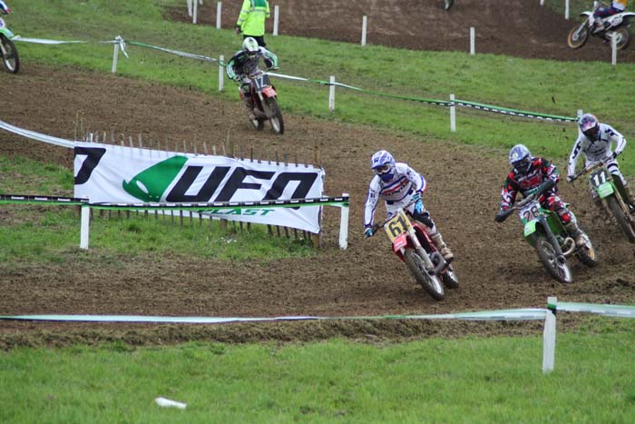 Jean-Michel Bayle lors de cette épreuve du Motocross des nations vintage 2013 à Farleigh Castle