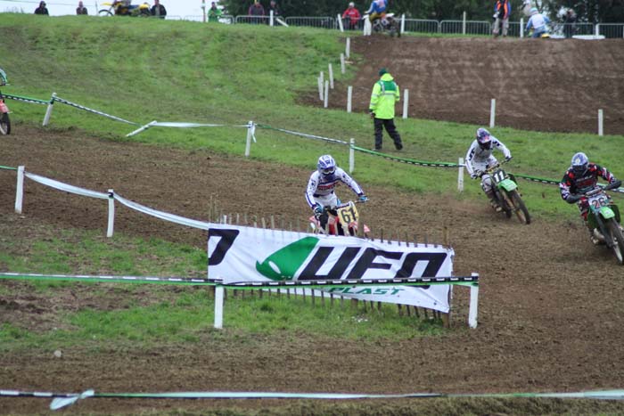 Jean-Michel Bayle lors de cette épreuve du Motocross des nations vintage 2013 à Farleigh Castle