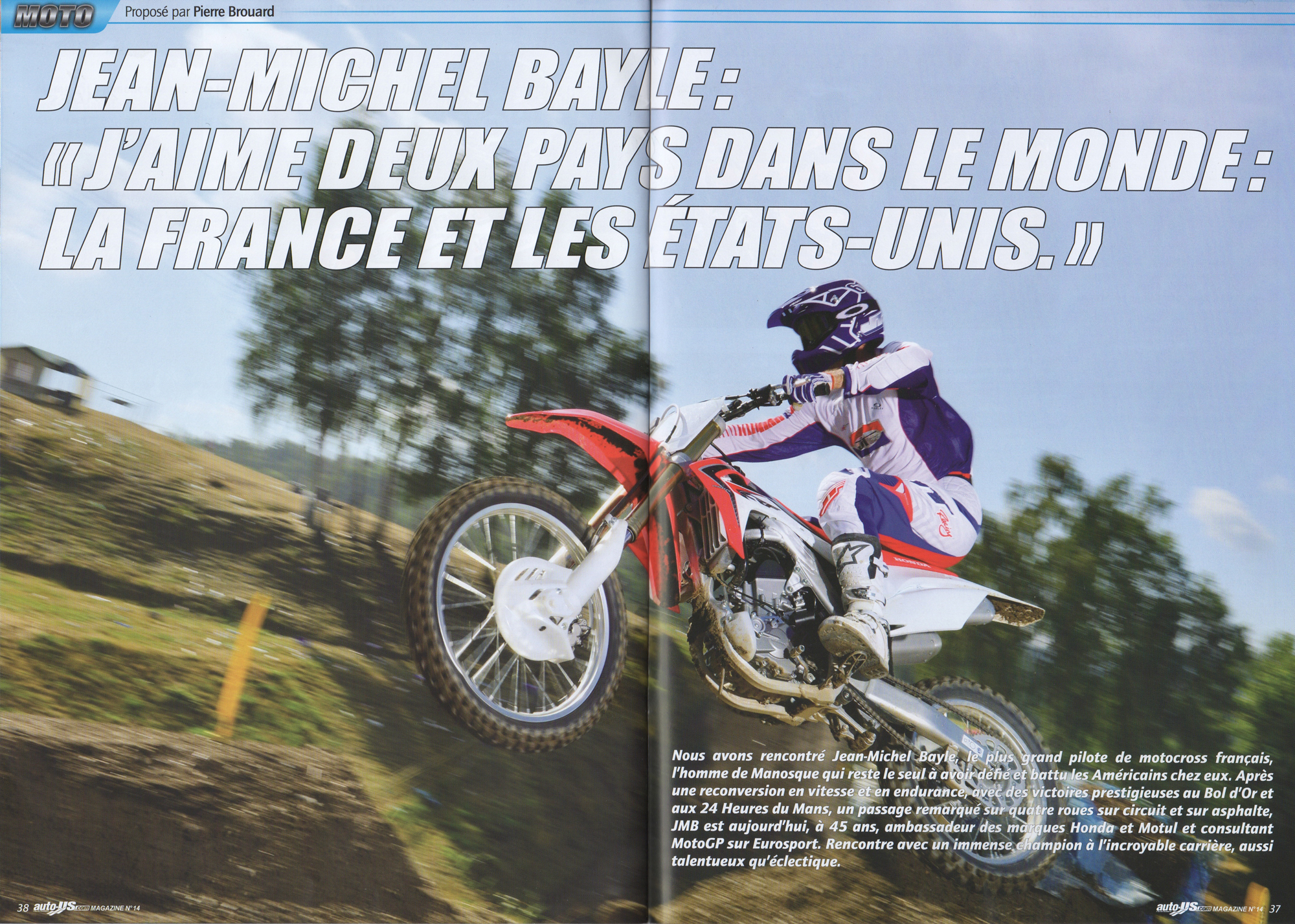 L'interview de Jean-Michel parue dans ce magazine auto US