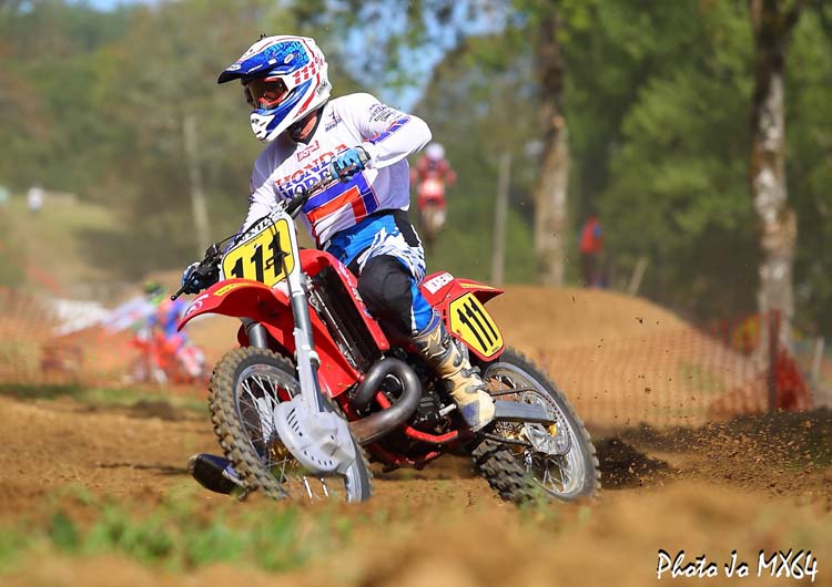 Jean-Michel Bayle en action avec cette 500 CR préparée par Bruno David