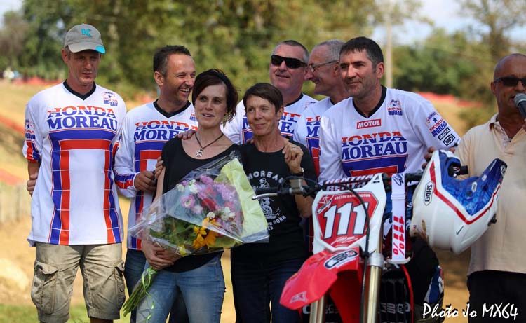 Une partie de l'équipe qui a participé à ce memorial Michel Moreau autour de Marianne Moreau