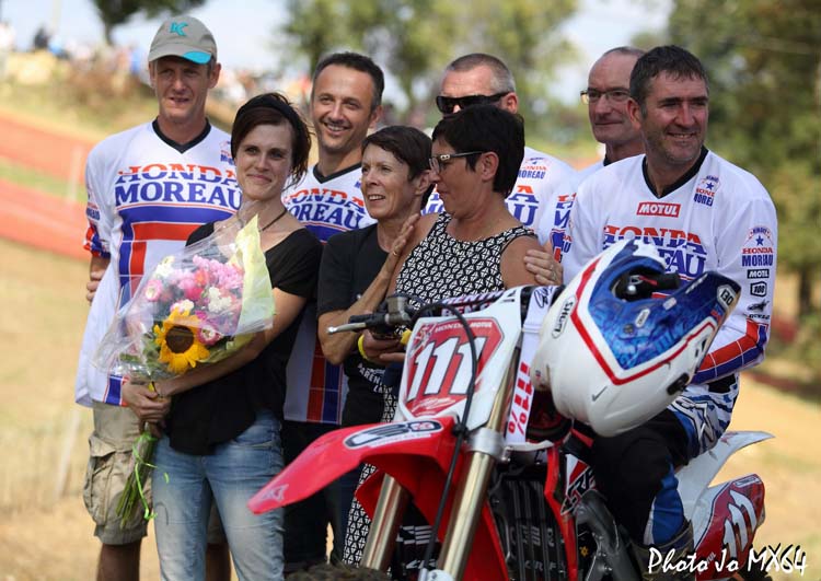 Une partie de l'équipe qui a participé à ce memorial Michel Moreau autour de Marianne Moreau