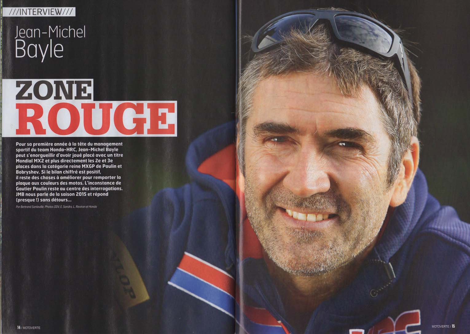 L'interview de Jean-Michel Bayle par Moto Verte à la fin de la saison MXGP 2015
