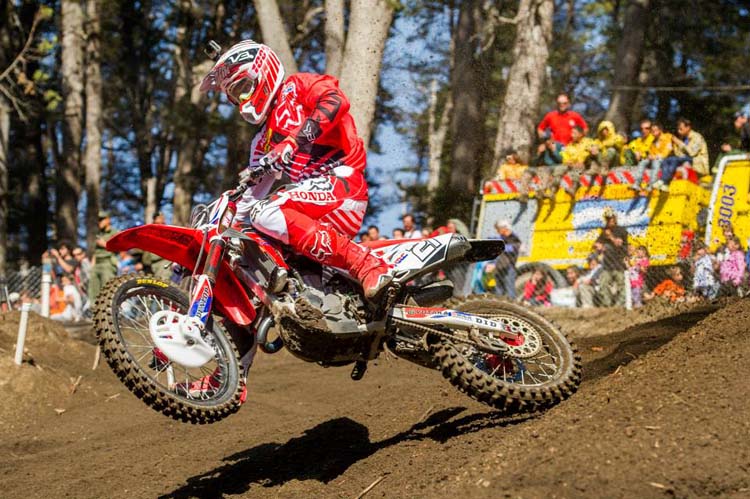 Gautier Paulin lors de cette manche qualificative de ce grand-prix d'Argentine