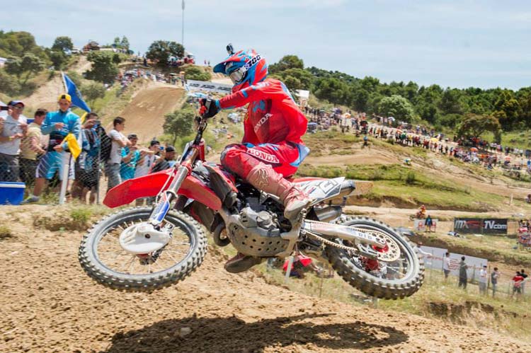 Gautier Paulin lors de ce grand-prix d'Espagne