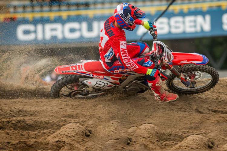 Gautier Paulin lors de ce grand-prix de Hollande