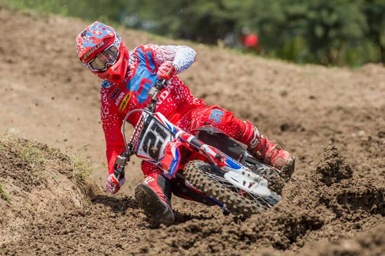 Gautier Paulin lors de la manche qualificative de ce grand-prix de Mexique