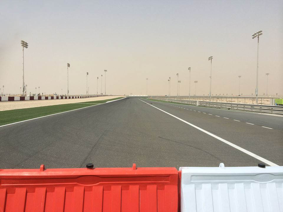 Une autre partie du circuit de vitesse du Qatar