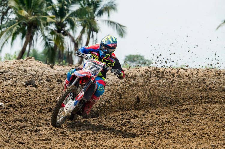 Evgeny Bobryshev lors de cette manche qualificative du grand-prix de Thaïlande