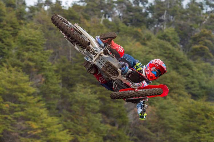 Evgeny Bobryshev sur le circuit de Patagonie