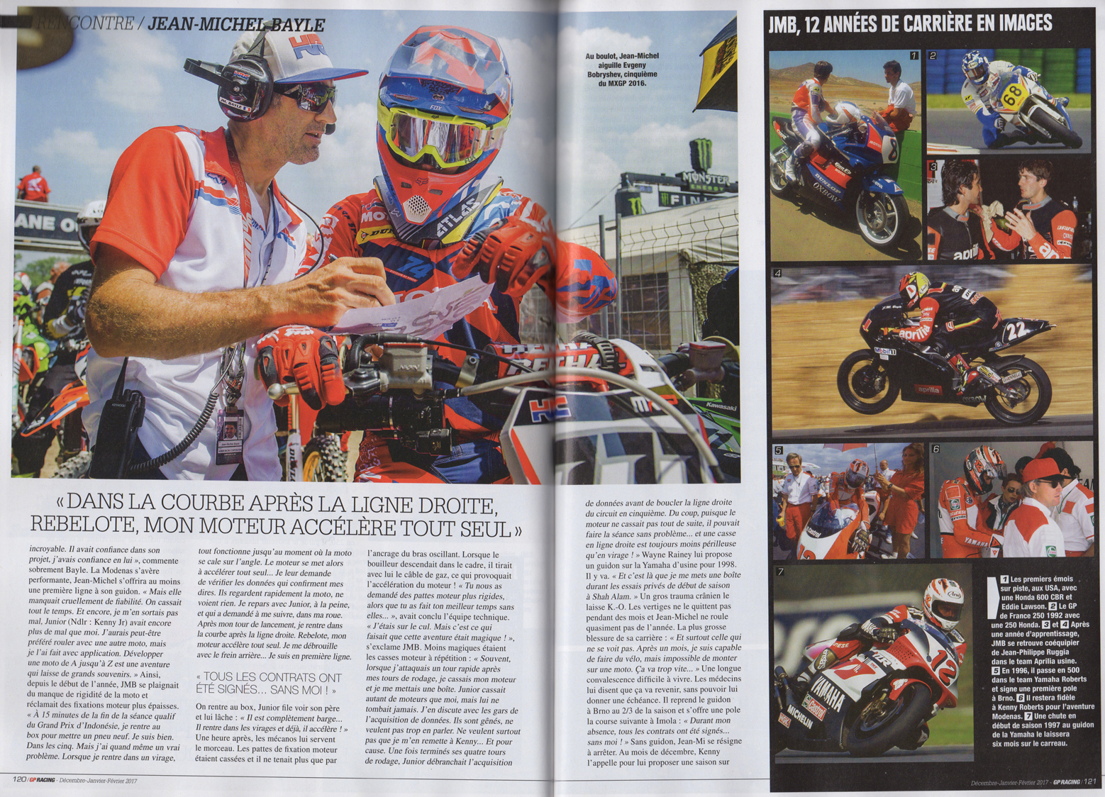 L'interview de Jean-Michel Bayle dans ce numéro de Janvier Février 2017 de GP Racing