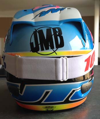 Le casque réplica JMB du championnat des USA 1991 de Luc Levignon
