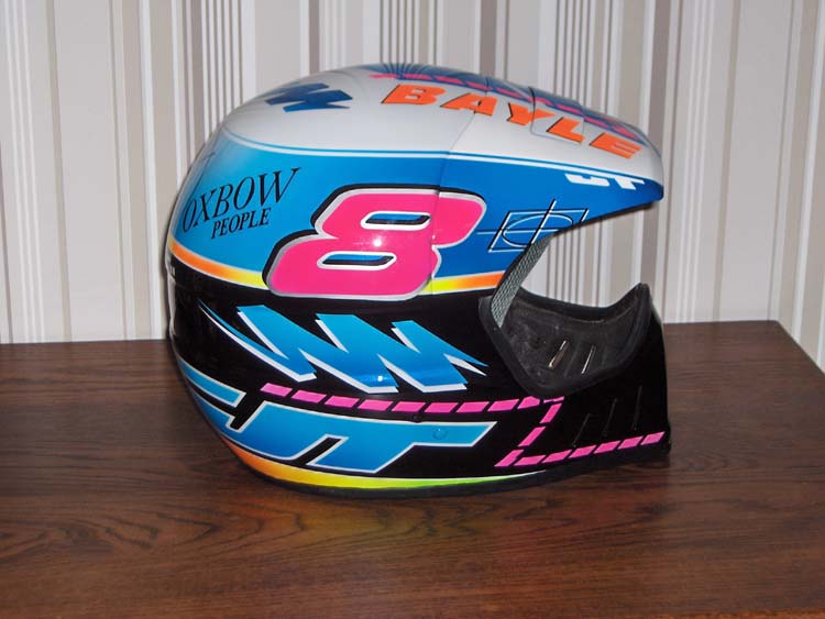 Le casque réplica JMB 1991 de Stéphane Segers