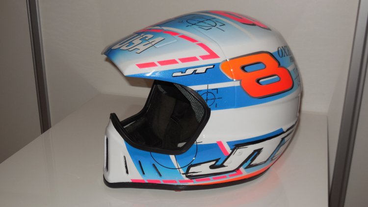 Le casque réplica JMB 1991 du SX US de Stéphane Segers