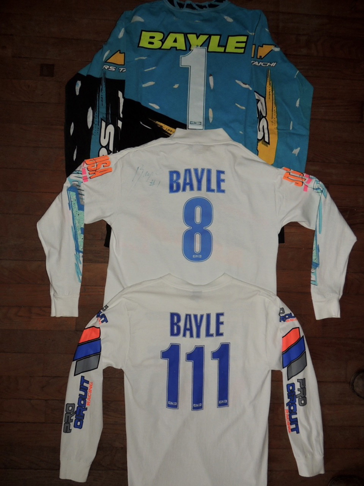 Les maillots de JMB des années 1989, 1991 et 1992