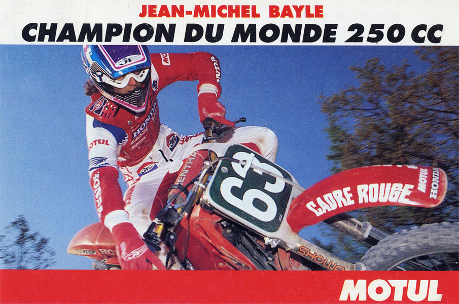 Une publcité pour Motul