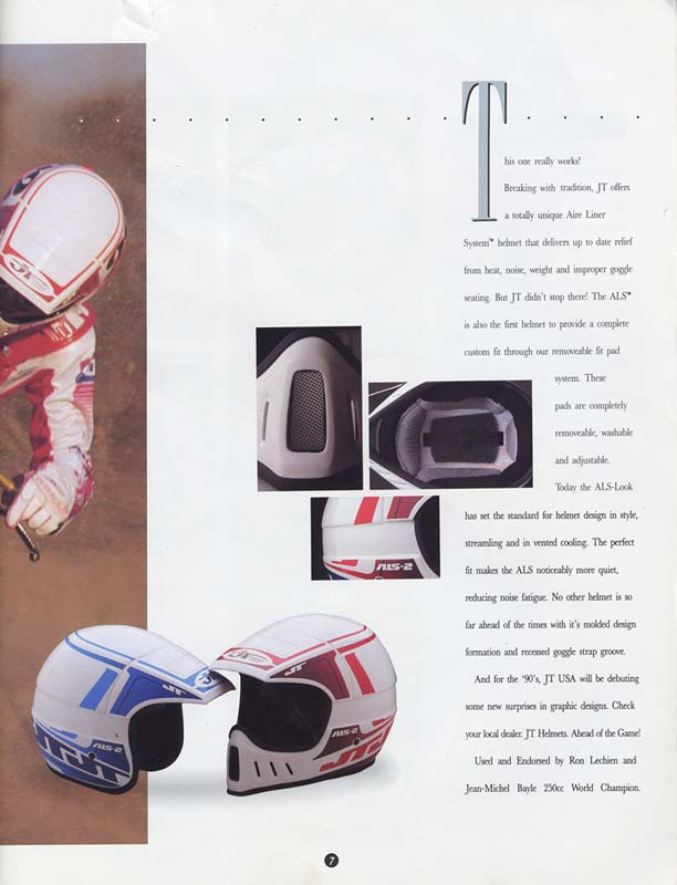 La page 2 du catalogue JT 1990