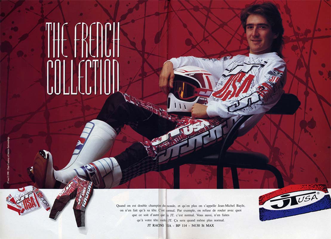 Une publicité JT Racing1990