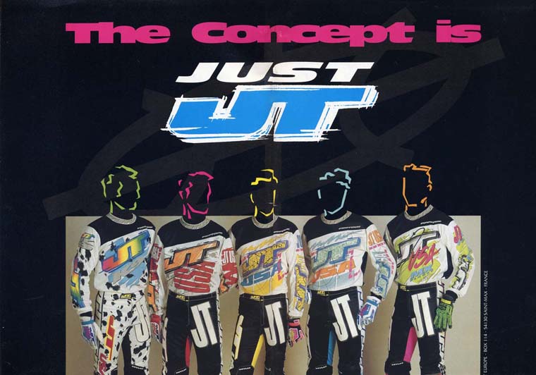 Une publicité JT Racing