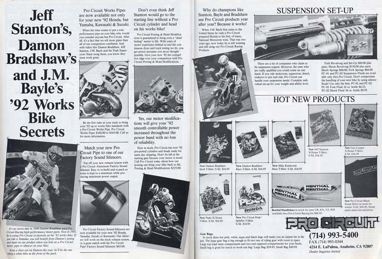Une publicité pour Pto Circuit