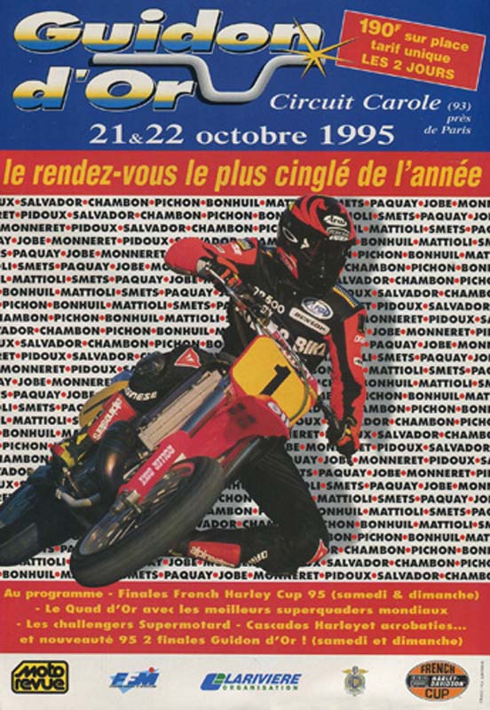 Une publcité pour le Guidon d'Or en 1995