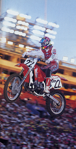 Jean-Michel Bayle lors de ce supercross de Los Angeles